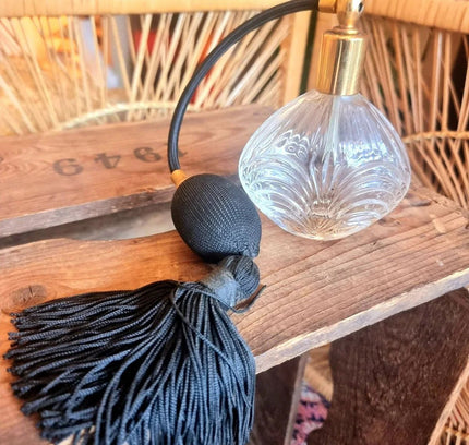 Vintage 80's Royal Crystal Rock Perfume Bottle - Yatva