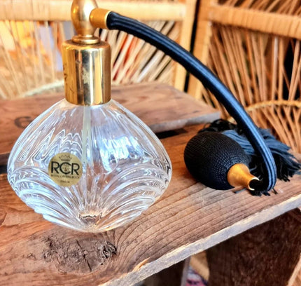 Vintage 80's Royal Crystal Rock Perfume Bottle - Yatva