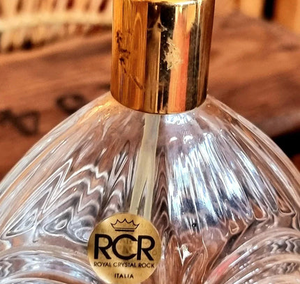 Vintage 80's Royal Crystal Rock Perfume Bottle - Yatva
