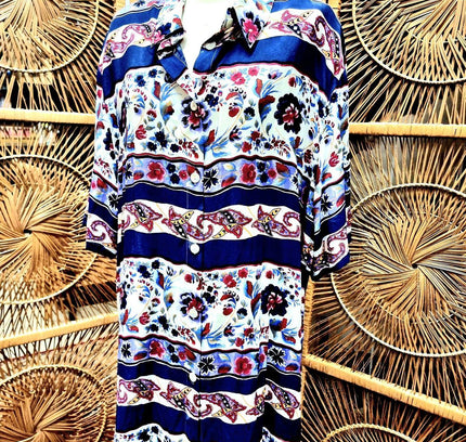 Vintage 80s Samoon Collection Shirt - Yatva