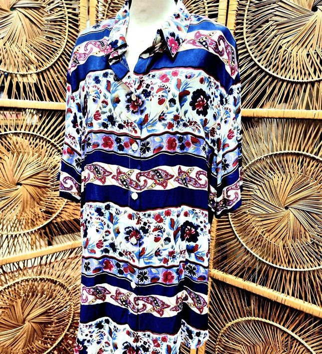 Vintage 80s Samoon Collection Shirt - Yatva