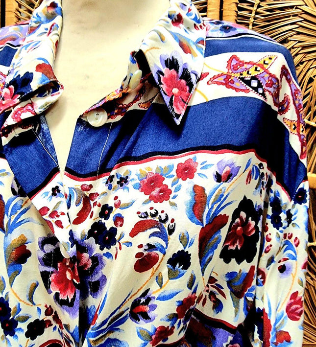 Vintage 80s Samoon Collection Shirt - Yatva