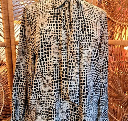 Vintage 80's Secretary Shirt - Yatva