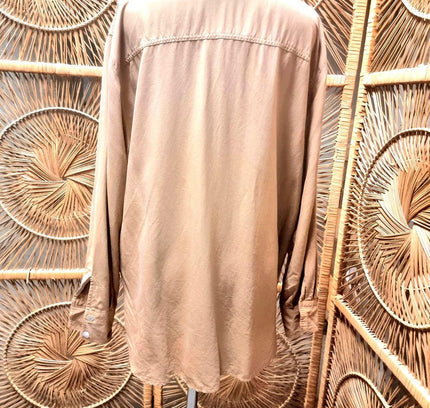 Vintage 80's Silk Verse Shirt - Yatva