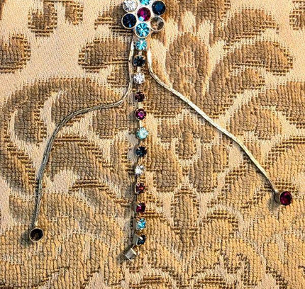 Vintage 80's Silver Floral Necklace - Yatva
