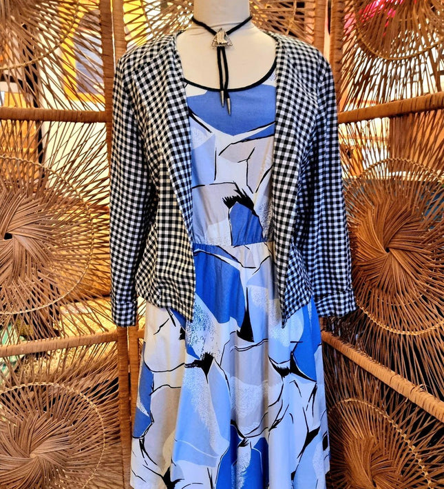 Vintage 80s Skater Dress - Yatva