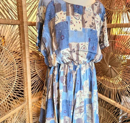 Vintage 80s Skater Dress - Yatva