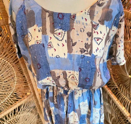 Vintage 80s Skater Dress - Yatva