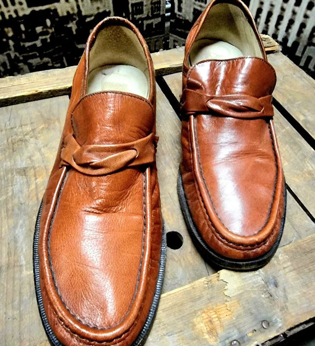 Vintage 80s Slip on Shoes - Yatva