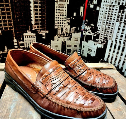 Vintage 80s Slip on Shoes - Yatva