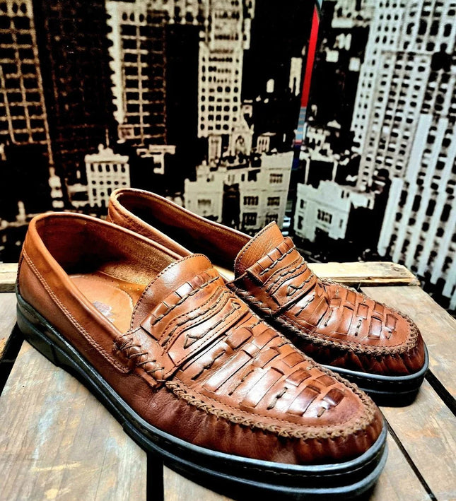 Vintage 80s Slip on Shoes - Yatva