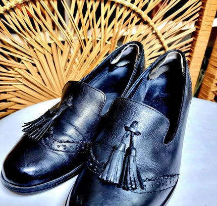 Vintage 80s Slip on Shoes - Yatva