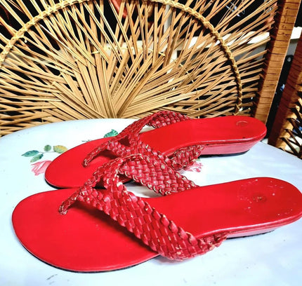 Vintage 80s Slipper Sandals - Yatva
