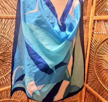 Vintage 80's Square Scarf - Yatva