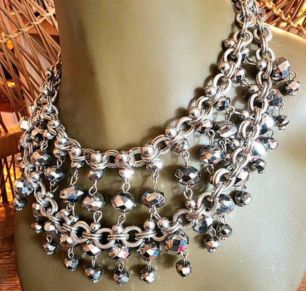 Vintage 80's Statement Necklace - Yatva
