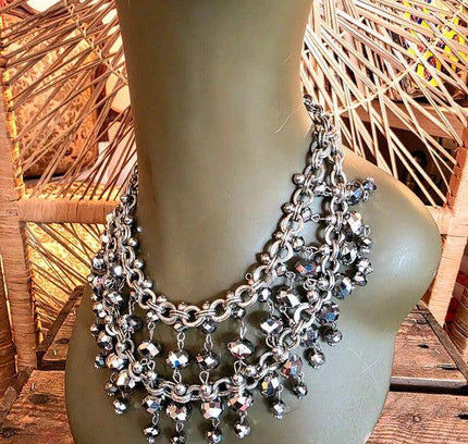 Vintage 80's Statement Necklace - Yatva