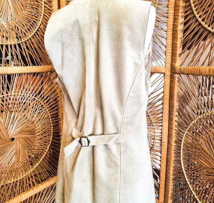 Vintage 80's Suede Wrappers Gillet - Yatva