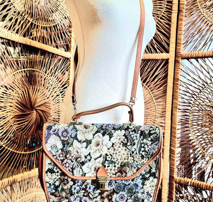 Vintage 80s Tapestry Bag - Yatva