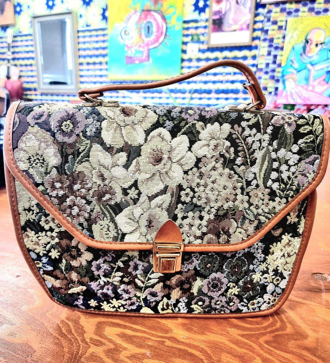 Vintage 80s Tapestry Bag - Yatva