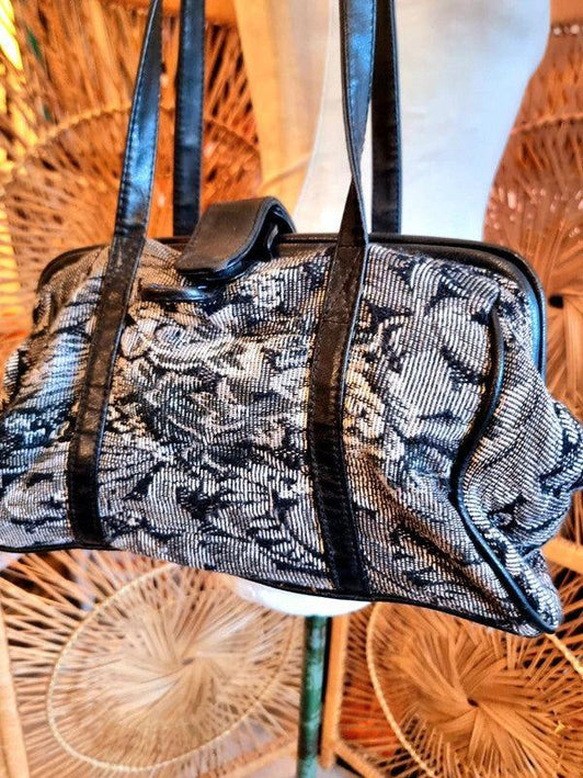 Vintage 80s Tapestry Shoulder Bag - Yatva