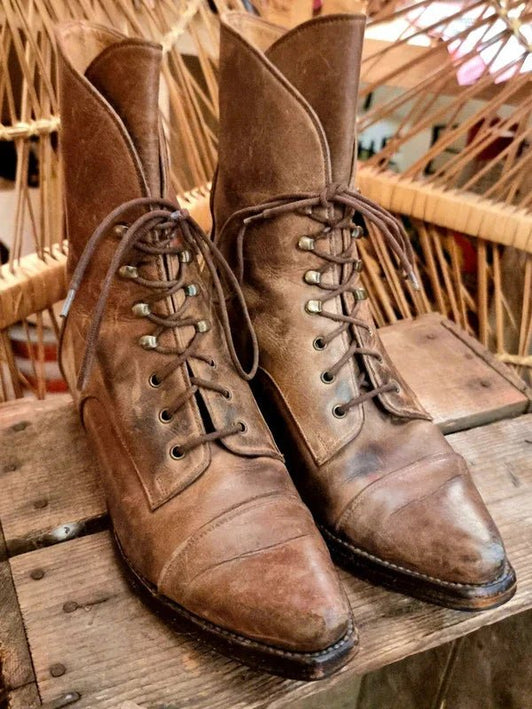 Vintage 80's Tony Mora Ankle Boots - Yatva