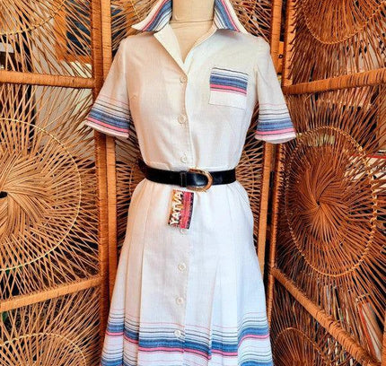 Vintage 80's Trevira Mod Dress - Yatva