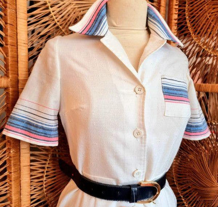 Vintage 80's Trevira Mod Dress - Yatva