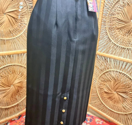 Vintage 80s Trevira Stripe Skirt - Yatva