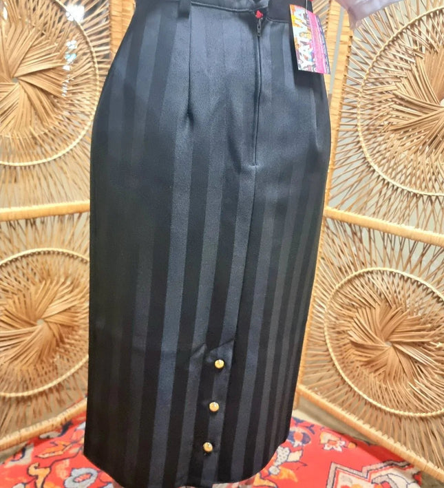 Vintage 80s Trevira Stripe Skirt - Yatva