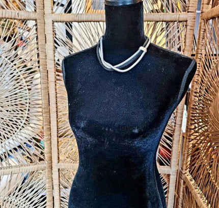 Vintage 80's Triple Coiled Necklace - Yatva