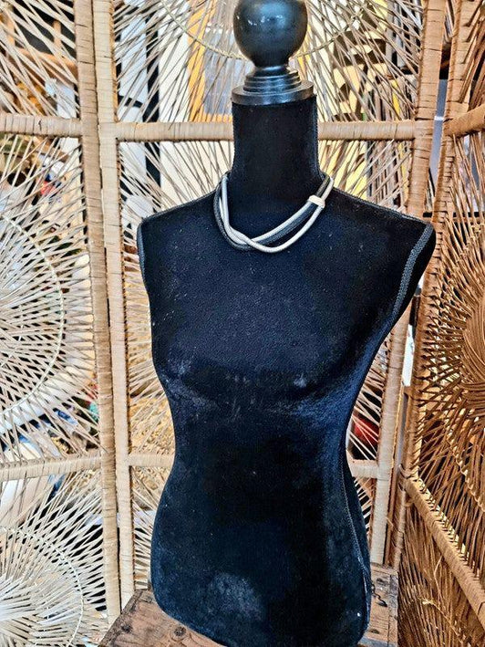 Vintage 80's Triple Coiled Necklace - Yatva