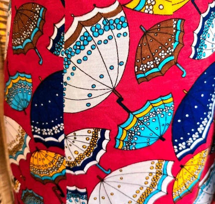 Vintage 80's Umbrella Upcycled Skirt - Yatva