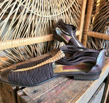 Vintage 80's Van de Poel Sandals - Yatva