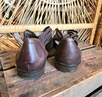 Vintage 80's Van de Poel Sandals - Yatva