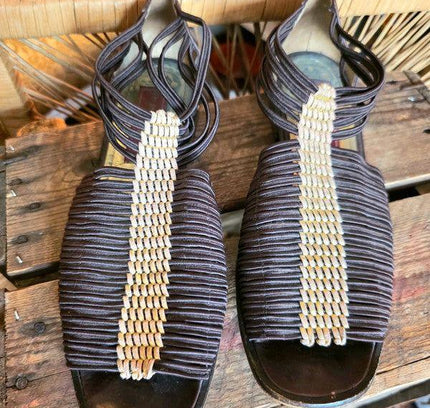 Vintage 80's Van de Poel Sandals - Yatva