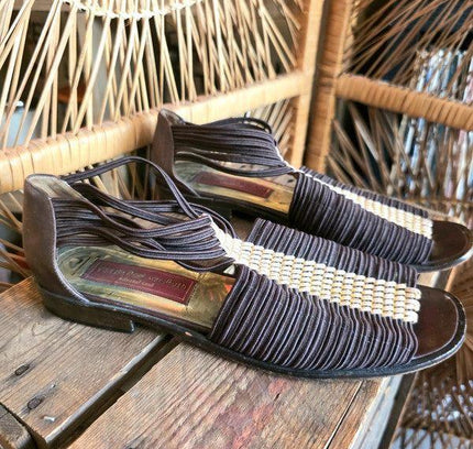 Vintage 80's Van de Poel Sandals - Yatva