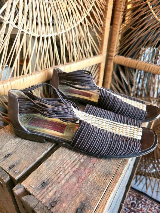 Vintage 80's Van de Poel Sandals - Yatva