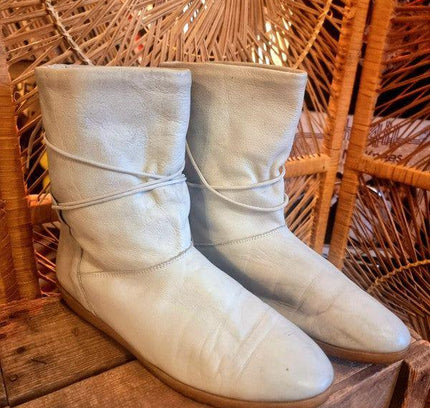 Vintage 80's Virgola Leather Boot - Yatva