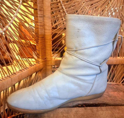 Vintage 80's Virgola Leather Boot - Yatva