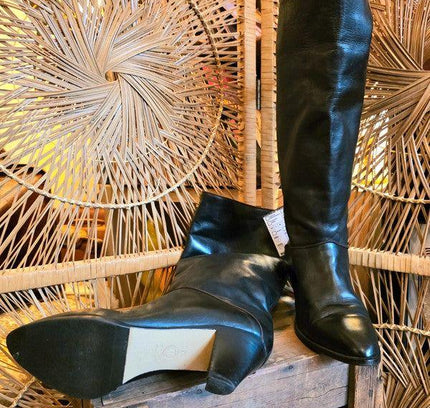Vintage 80s Vngal Leather Boots - Yatva