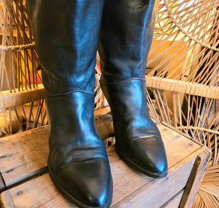 Vintage 80s Vngal Leather Boots - Yatva