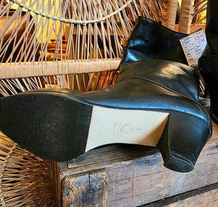 Vintage 80s Vngal Leather Boots - Yatva