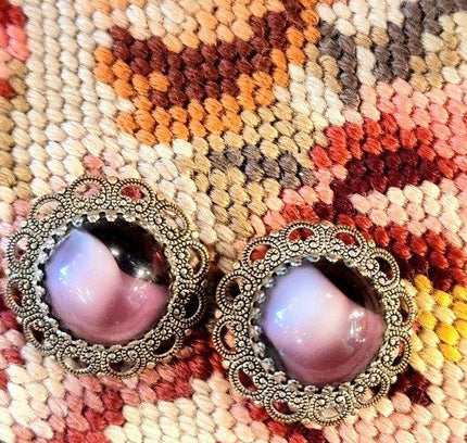 Vintage 80's West Germany Clip - On Earrings - Yatva