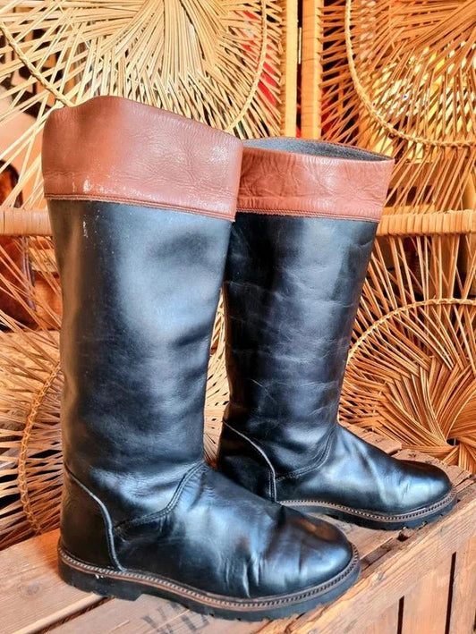 Vintage 80's WildCat Leather Boots - Yatva