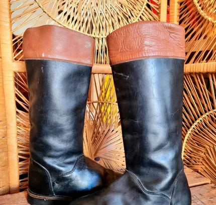 Vintage 80's WildCat Leather Boots - Yatva