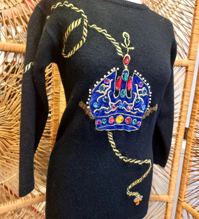 Vintage 80's Wool Jumper Sweater - Yatva