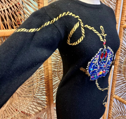 Vintage 80's Wool Jumper Sweater - Yatva