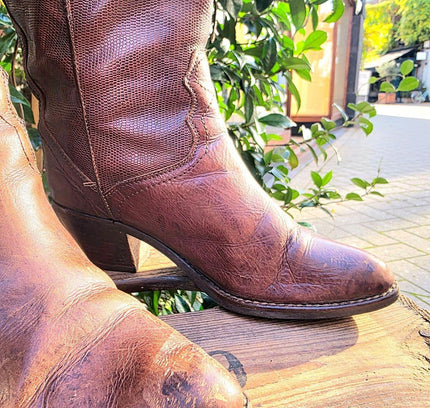 Vintage 80's W.Topps Cowboy Boots - Yatva