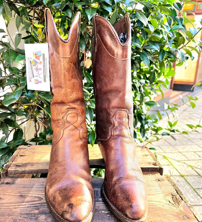 Vintage 80's W.Topps Cowboy Boots - Yatva