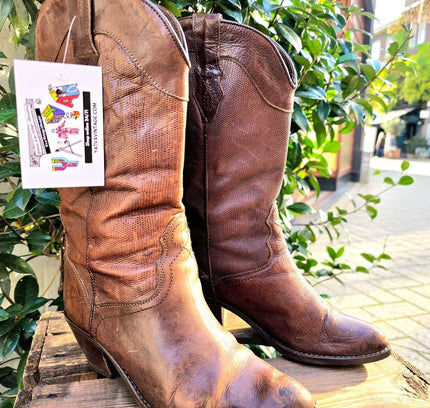 Vintage 80's W.Topps Cowboy Boots - Yatva